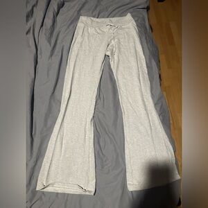 Brandy Melville Gray Flare Sweatpants